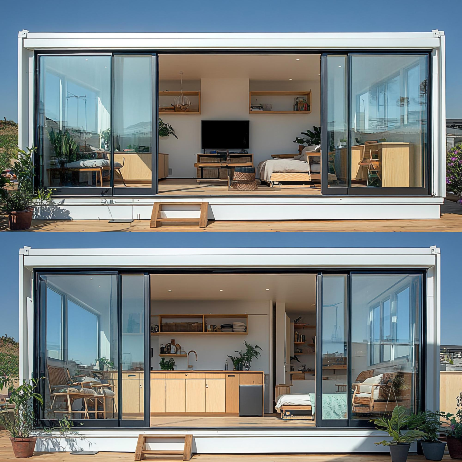 Combination of Sliding and Casement